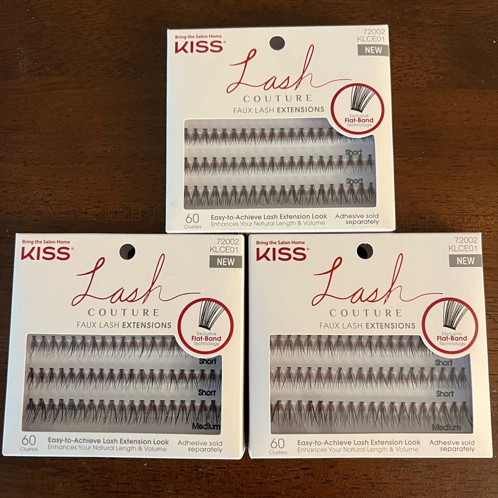 New Kiss lash extensions. 3 packs